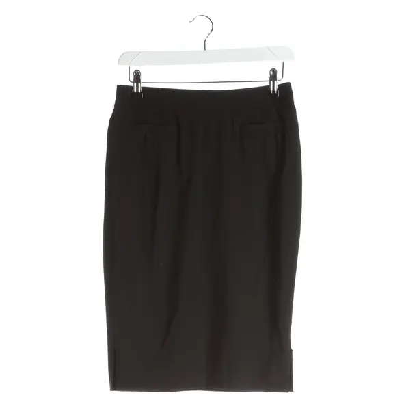 Skirt, in Black, Wool, Windsor