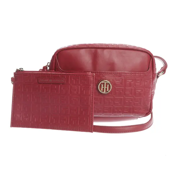 Cross Body Bag in Red, Leather, Tommy Hilfiger
