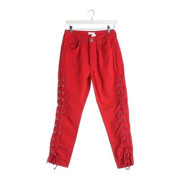 Slim Fit Jeans in Red, Cotton, Sandro