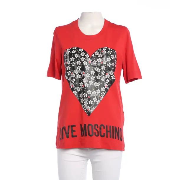 Shirt, in Red, Cotton, Love Moschino