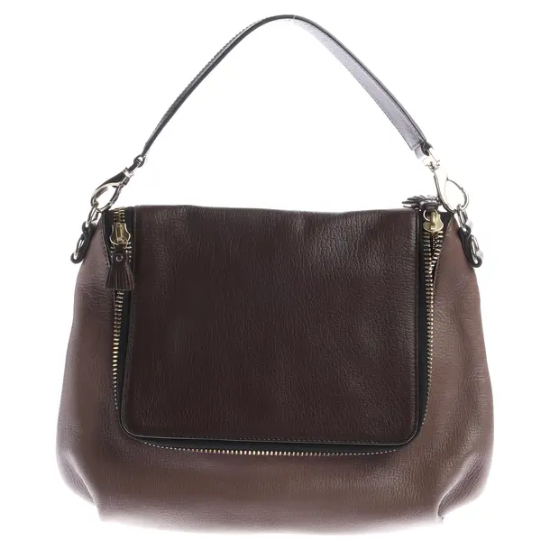 Shoulder Bag, in Brown, Leather, Anya Hindmarch