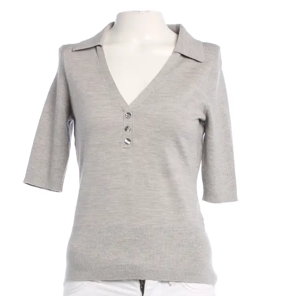 Bluse in Grau, Wolle, Hugo Boss Black Label