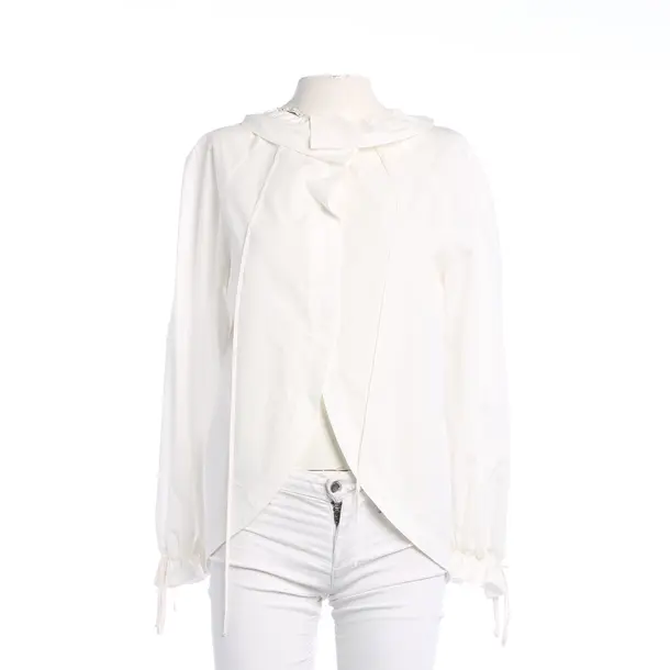 Bluse, in Cream, Baumwolle, Fendi