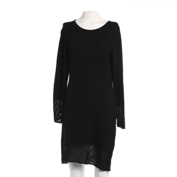 Kleid, in Schwarz, Kaschmir, Bruno Manetti