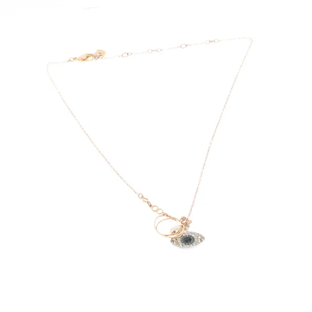 Halskette, in Mehrfarbig, Metall (metallisch, metallisiert), Swarovski