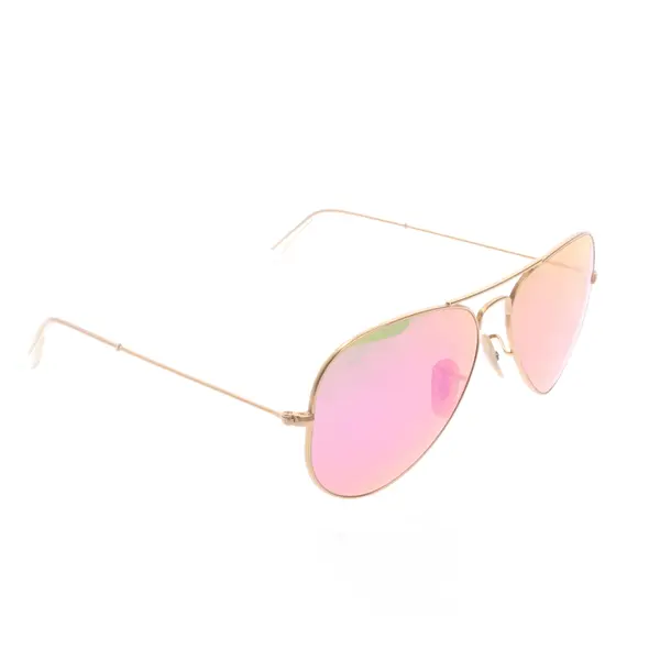 Sonnenbrille, in Gold, Kunststoff / Metall, Ray Ban