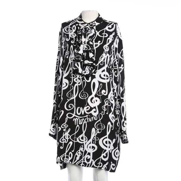 Cocktail Dress, in Black, Viscose, Love Moschino