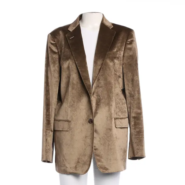Blazer, in Gold, Cotton, Tagliatore