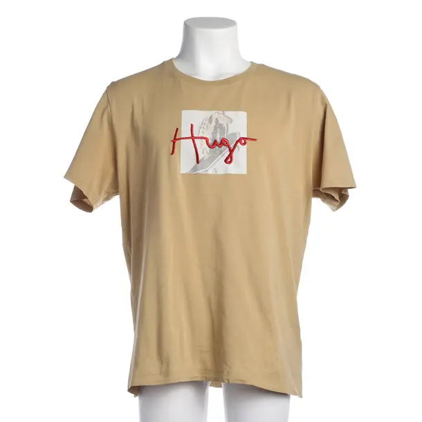 T-Shirt, in Beige, Cotton, Hugo Boss Red Label