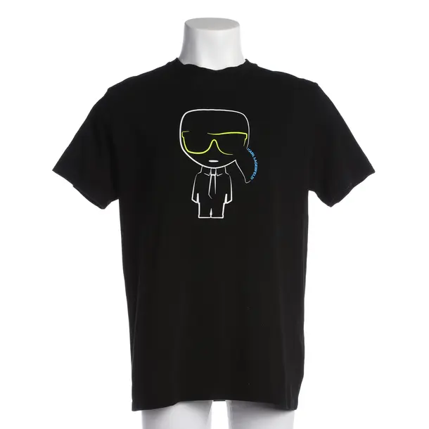 Maglietta, in Nero, Cotone, Karl Lagerfeld