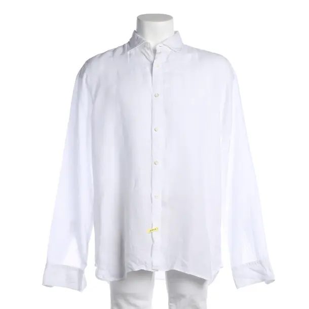 Shirt, in White, Linen, Zegna