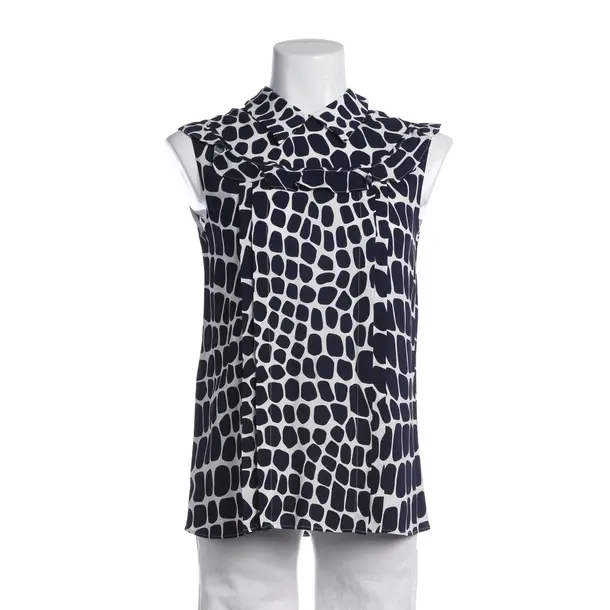 Blouse, in Navy, Viscose, Miu Miu