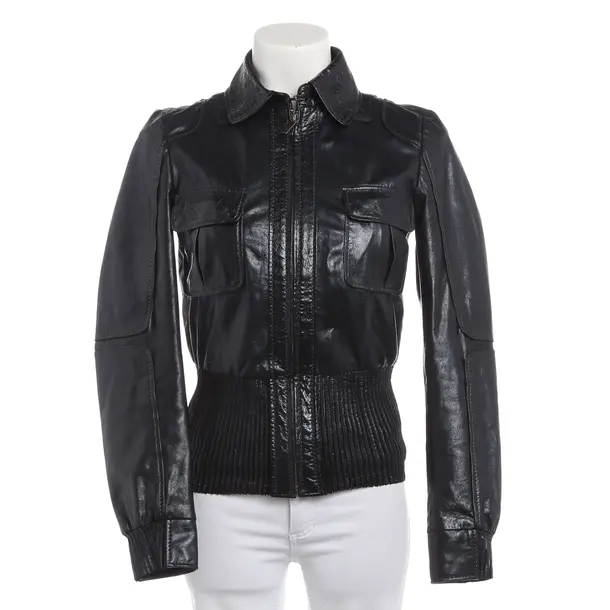 Giacca in pelle, in Marina Militare, Pelle, Hugo Boss Arancione