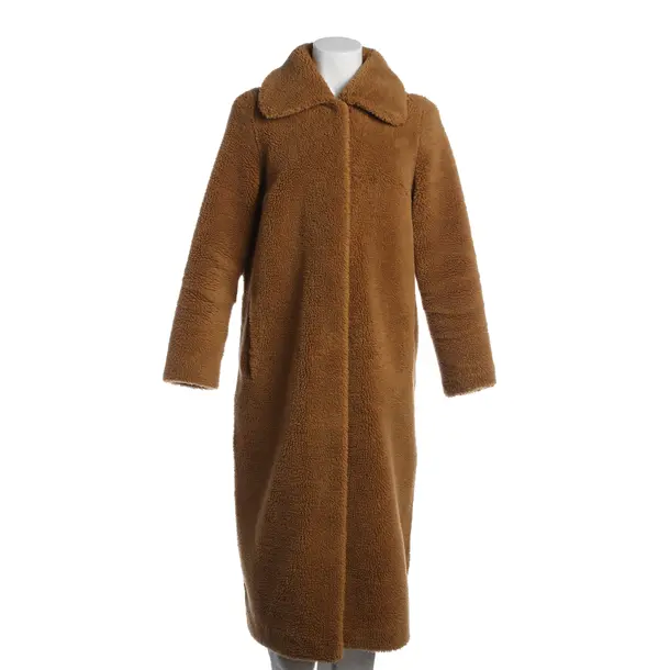 Winter Coat, in Brown, Polyester, Stand Studio
