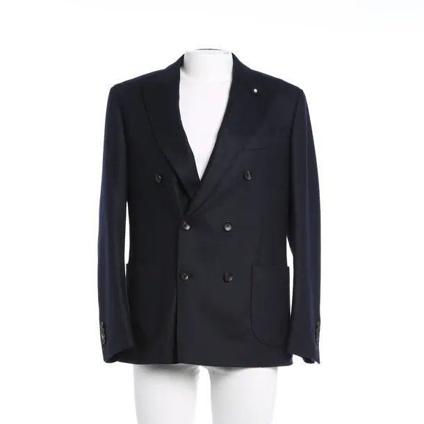 Sakko, in Navy, Wolle, Lardini