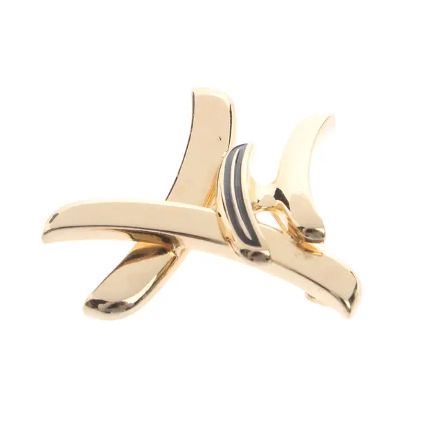 Brosche, in Gold, Metall (metallisch, metallisiert), Dior