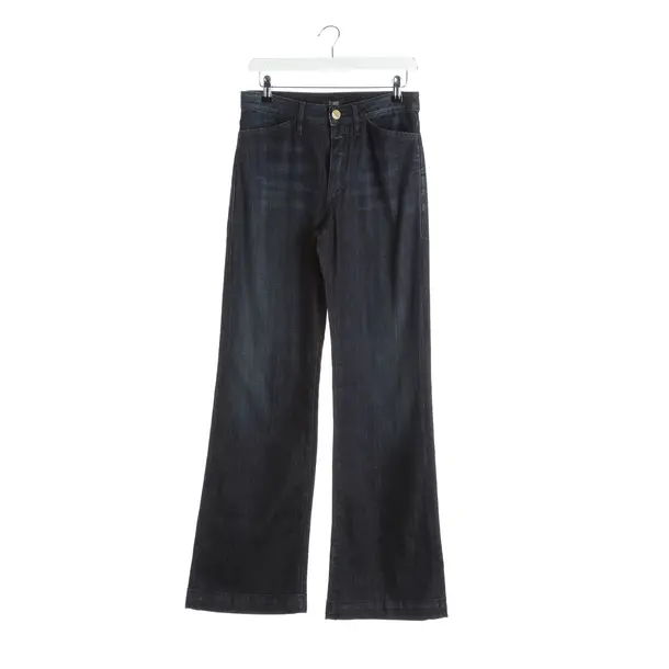 Straight Fit Jeans, in Navy, Cotton, Closed