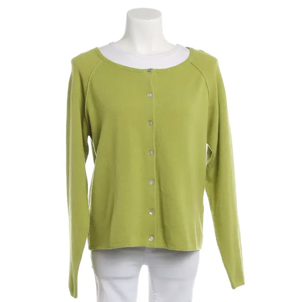 Strickjacke, in Grün, Wolle, Rosemunde