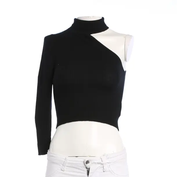 Long Sleeve Shirt, in Black, Cashmere, Lisa Yang