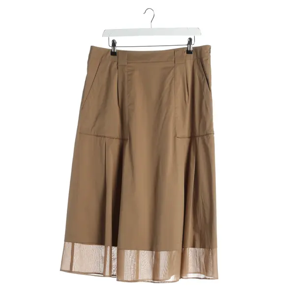 Skirt, in Light Brown, Cotton, Riani