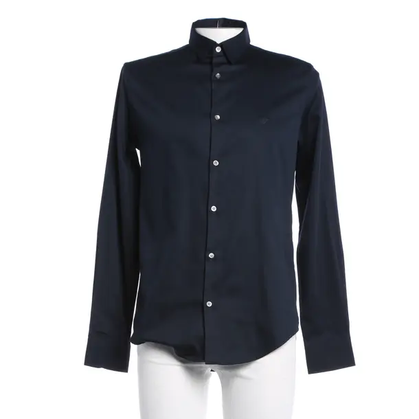 Hemd, in Blau, Baumwolle, Emporio Armani