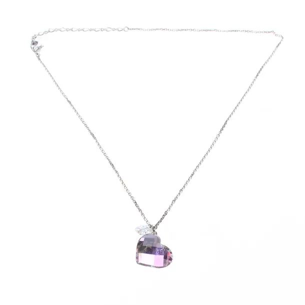 Halskette, in Silber, Metall (metallisch, metallisiert), Swarovski