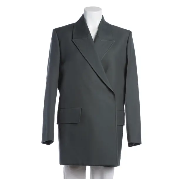 Mid-Season Coat, in Dark Green, Cotton, Jil Sander