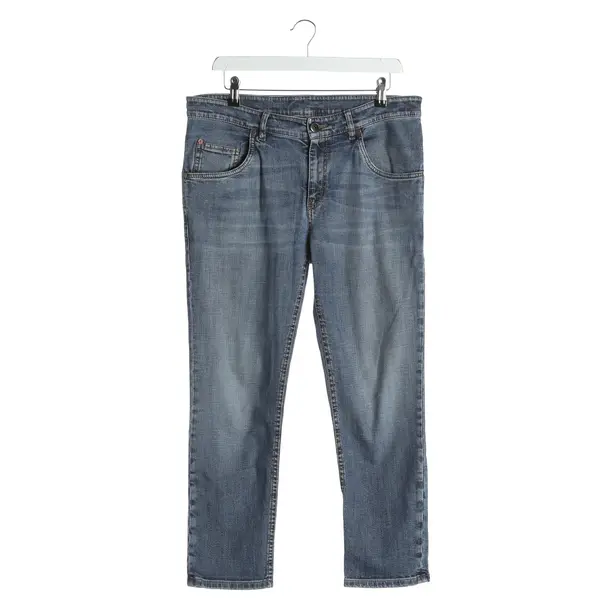 Jeans straight fit, in Blu, Cotone, Brunello Cucinelli