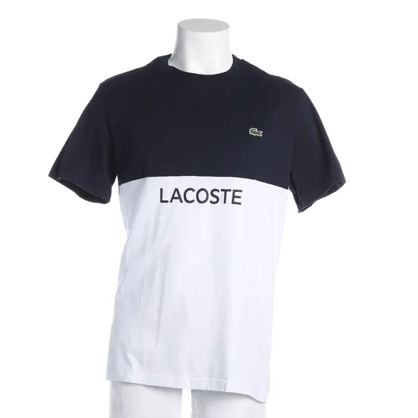 T-Shirt, in Weiß, Baumwolle, Lacoste