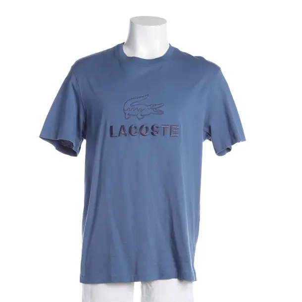 T-Shirt, in Blau, Baumwolle, Lacoste