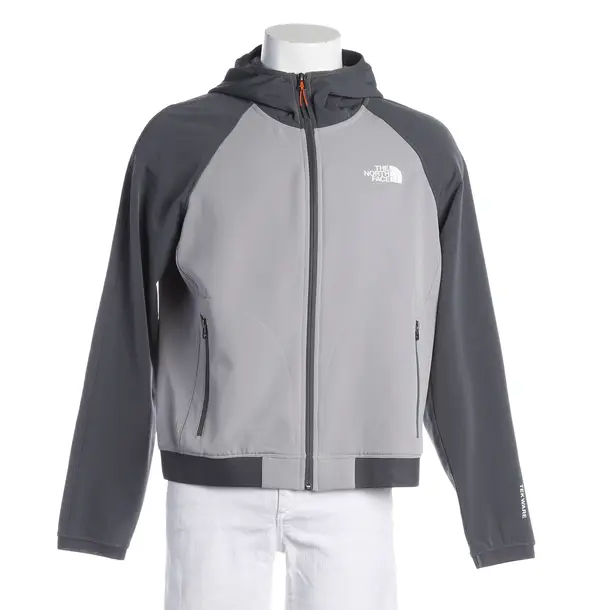 Zip-Up Hoodie, in Light Gray, Polyester, The North Face