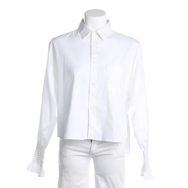 Blouse, in White, Cotton, Red Valentino