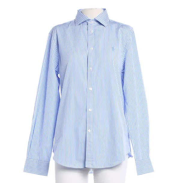 Blouse, in Blue, Cotton, Polo Ralph Lauren