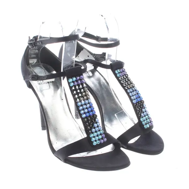 Heeled Sandals, in Black, Stuart Weitzman