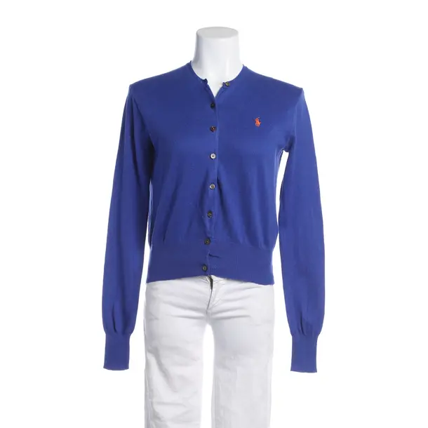 Cardigan, in Blue, Cotton, Polo Ralph Lauren