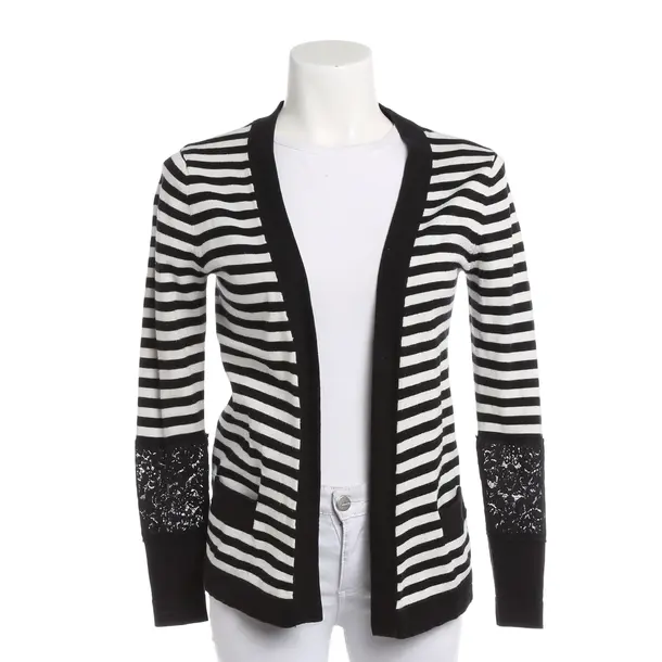 Strickjacke, in Schwarz, Baumwolle, Steffen Schraut