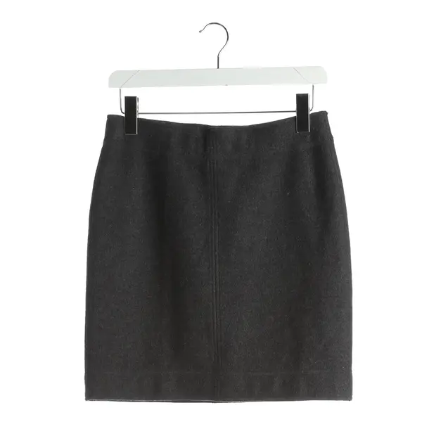Skirt, in Dark Gray, Wool, Marc Cain