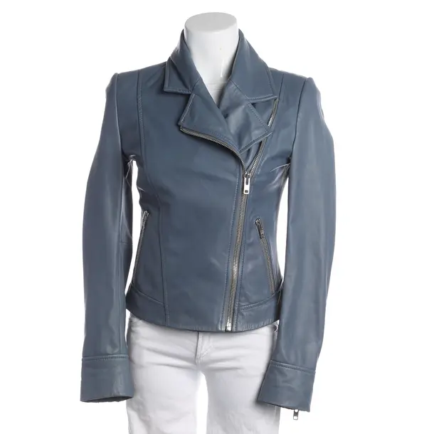 LeatherJacket, in Blue, Leather, Drykorn