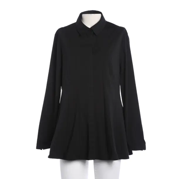Blouse, in Black, Cotton, Steffen Schraut