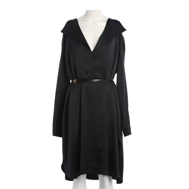 Kleid, in Schwarz, Seide, Bottega Veneta