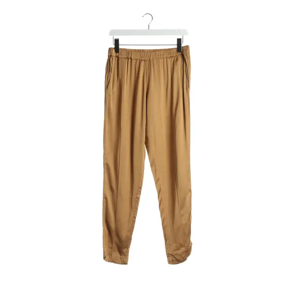Pants, in Light Brown, Viscose, Bruno Manetti