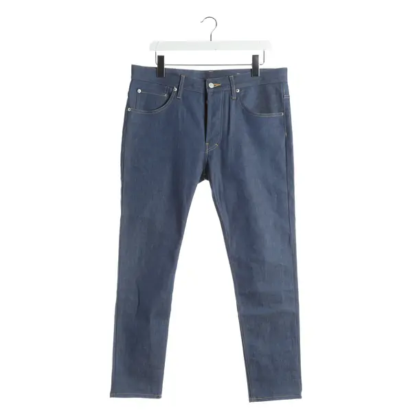 Straight Fit Jeans, in Blue, Cotton, Lis Lareida