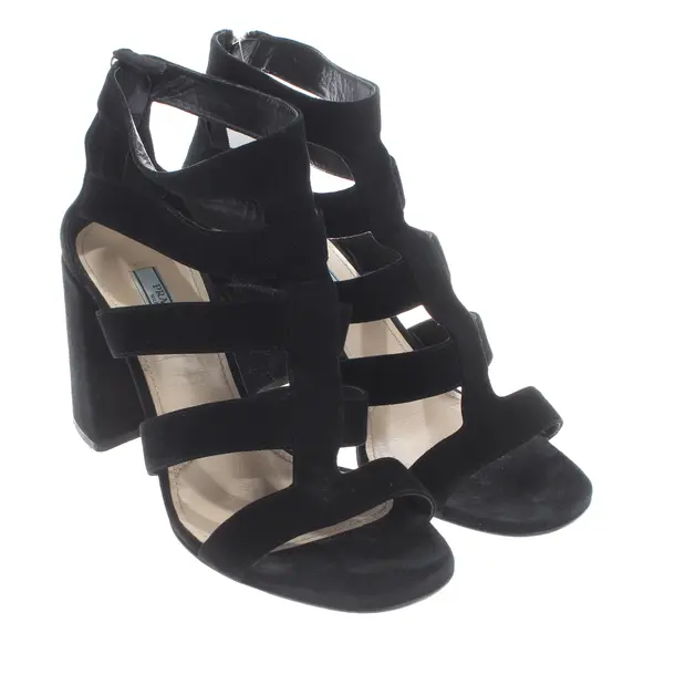 Heeled Sandals, in Black, Prada
