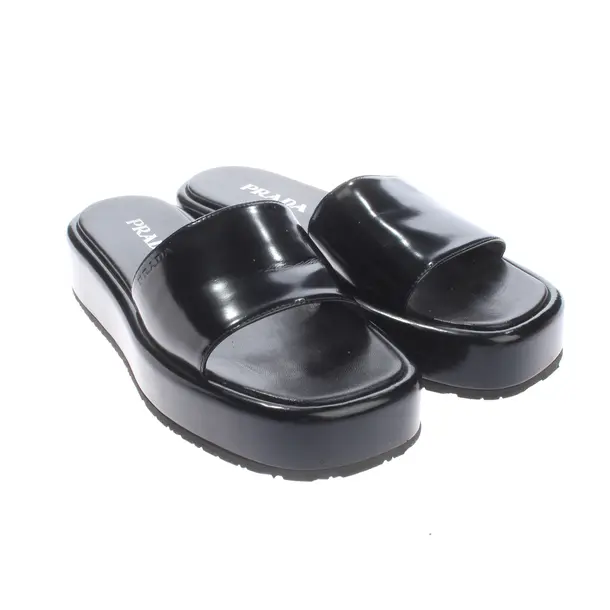 Sandals, in Black, Prada Linea Rossa