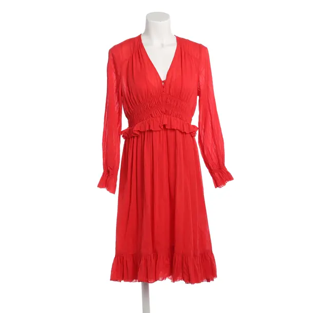 Kleid, in Rot, Baumwolle, Closed