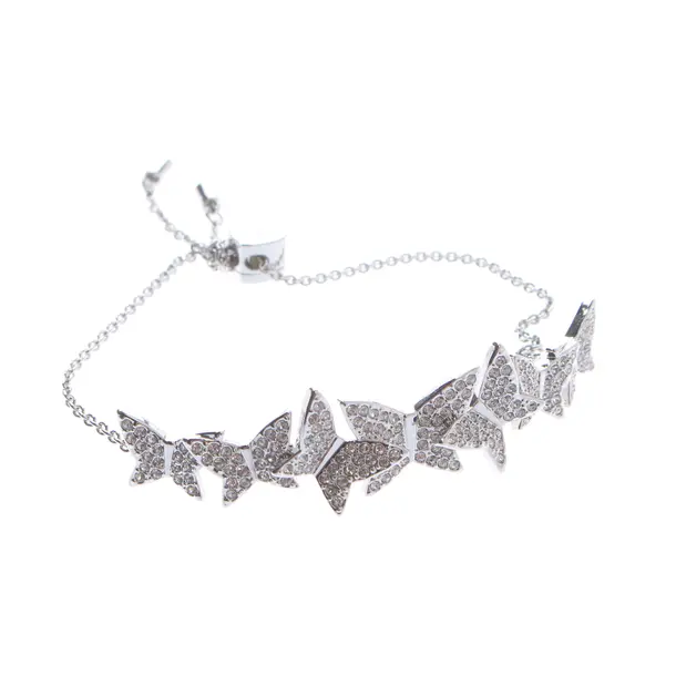 Bracciale, in argento, Metallo (metallico, metallizzato), Swarovski