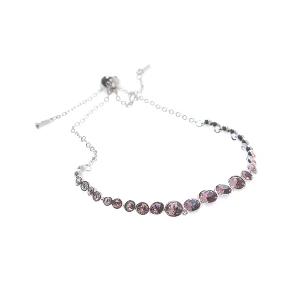 Armband, in Silber, Metall (metallisch, metallisiert), Swarovski