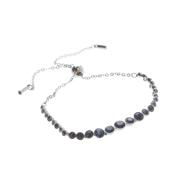 Bracelet, in Silver, Metal (metallic, metallized), Swarovski