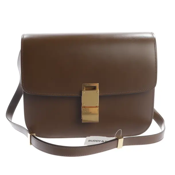 Shoulder Bag, in Light Brown, Leather, Céline