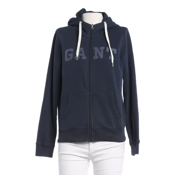 Zip-up Hoodie, in Navy, Cotton, Gant